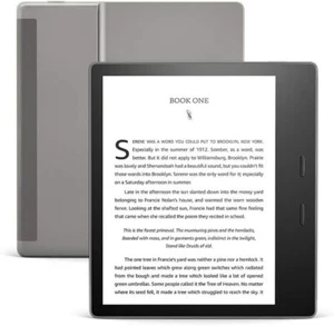 Amazon Kindle Oasis eReader 2019 10ta generación 7" 8 GB libro electrónico de grafito WiFi luz cálida - Imagen 1 de 7