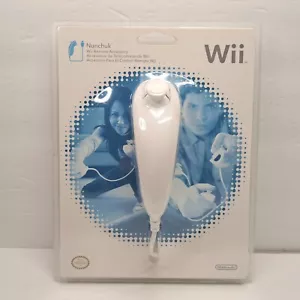 Official Nintendo Wii OEM Nunchuck Controller, NEW Factory Sealed - Picture 1 of 12