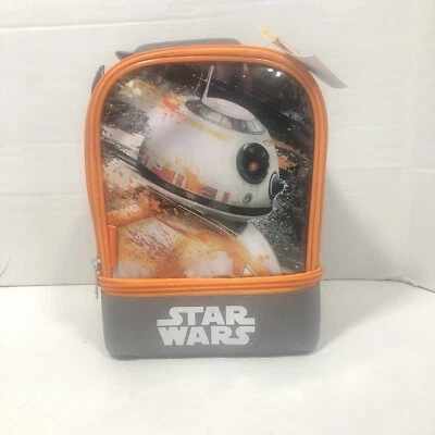 ¡¡NUEVO!! Bolsa de almuerzo THERMOS para niños de doble compartimento Star Wars BB-8 Foto 1 de 4