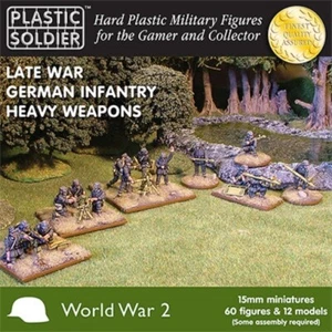 Soldado de plástico WW2015005 - armas pesadas alemanas 12 modelos kit de plástico escala 15 mm - Imagen 1 de 7