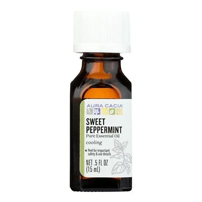 Aura Cacia 精油甜薄荷 1 每 0.5 盎司 — 第 1/4 张图片