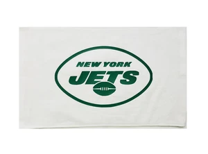 NFL New York Jets White Rally Towel Green Logo 11" x 18" 100% Cotton - Picture 1 of 1