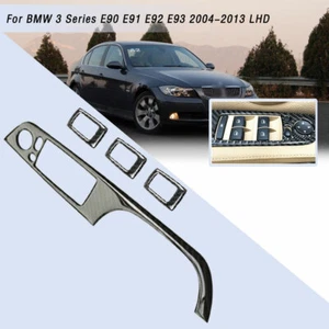 Carbon Fiber Armrest Door Handle Window Trim For BMW 3 Series E90 E92 LHD 37.8cm - Picture 1 of 7