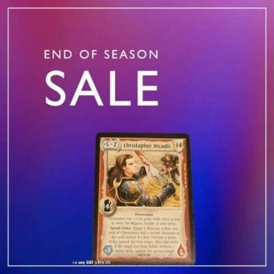 Duke Blackthorne: Warlord Saga of the Storm CCG FOIL ¡Tarjeta ultra rara imprescindible! Foto 1 de 3