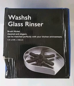 NEW Automatic Washer Glass Rinser Coffee Cup Cleaner Beer Pitcher Bar Kitchen US - Picture 1 of 2