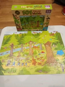 MasterPieces 101 Things to Spot in the Woods 101 Pc Puzzle 100% Complete - Picture 1 of 3