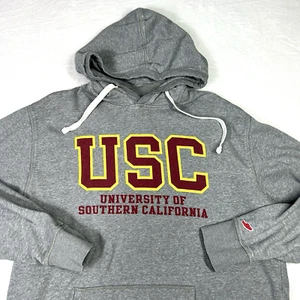 USC University of Southern California Trojans Hoodie Sweatshirt Mens XL Grey - Picture 1 of 7