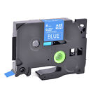 1pk Compatible With Brother P-touch Tz-515 White On Blue 0.23" Label Tape 6mm