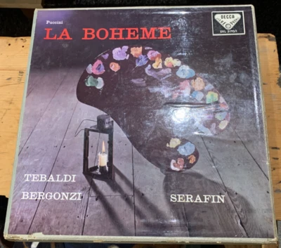 PUCCINI La Boheme Tebaldi DECCA 2 LP set SXL 2170/2171 WB GR FREE US & CDN SHIP - Image 1 of 4