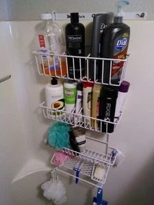 Two Pack - Monster Caddy - shower organizer. 4-tier, PE coated, steel. - Picture 1 of 6