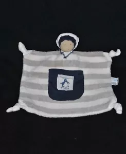 Doudou Plat Poupée WELEDA Marin Bleu Rayé Blanc Maud Fontenoy Fondation TTBE - Picture 1 of 1
