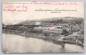 Postcard 1910 McClintic Marshall Construction Company Plant in Rankin, PA. - Picture 1 of 2