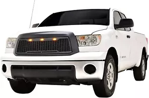2010-2013 Toyota Tundra 1 PC W/O Logo W/ LED Lights Show Main Upper Rivet Grille - Picture 1 of 9