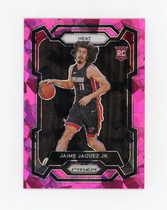 JAIME JAQUEZ JR 2023-24 Panini Prizm Pink Ice Rc #137 Miami Heat - Picture 1 of 2