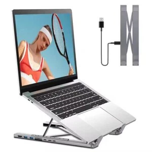 8 In 1 Laptop Stand USB C HUB Laptop Docking Station Support K8Q9 O8H4 D9Y9 C8N9 - Photo 1/14