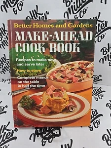 Better Homes & Gardens Make-Ahead Cookbook (1968) Vintage Hardcover Recipe Book - Foto 1 di 4