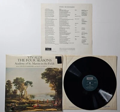 Alan Loveday Violin Vivaldi The Four Seasons Marriner Argo Stereo Holland EX - Image 1 of 4
