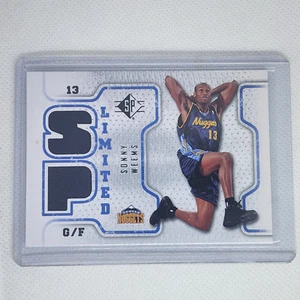 2008-09 SP Authentic Limited Memorabilia #SPLSW Sonny Weems Jersey - Picture 1 of 2