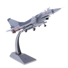 Chinese Plane Aircraft J-10 Firebird 1/60 Scale Diecast Metal Model & Stand