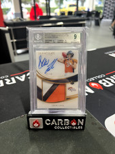 2019 Drew Lock immaculate Rookie Patch Auto #'d 32/99 BGS 9 Rookie Card