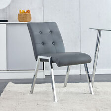 Grid armless high back dining chair, 2-piece set, Suitable for restaurants