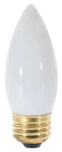 Satco A3637 130V Medium Base 25-Watt B11 Light Bulb, White - Picture 1 of 1