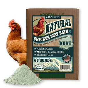 Baño de polvo de pollo polvo mineral de zeolita totalmente natural polvo 6-24 libras - Imagen 1 de 6