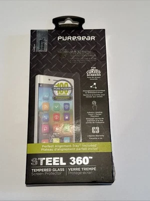 PureGear Samsung Galaxy S9+ Plus, Steel 360 Tempered Glass Protector - Image 1 of 4