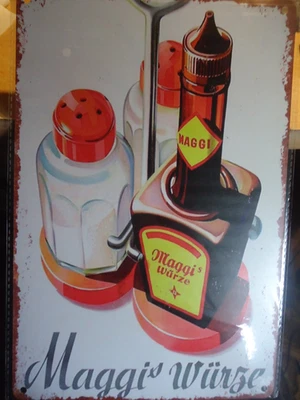 MAGGI WÜRZE  Retro Blechschild 30 x 20 cm Metallschild - Bild 1 von 3