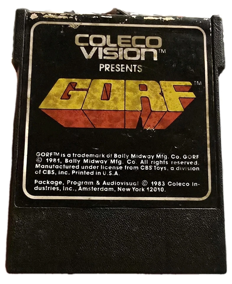 GORF (ColecoVision 1983) Cartridge Only Tested! - Image 1 of 1