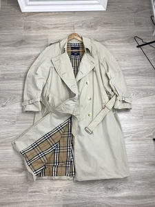 Gabardina Burberry chaqueta algodón vintage retro Burberry - Imagen 1 de 24