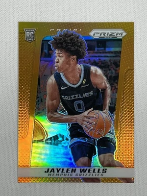 2024-25 Panini Prizm Deca Jaylen Wells #21 RC Rookie Orange Prizm 49/49 ≈1/1 Foto 1 de 3
