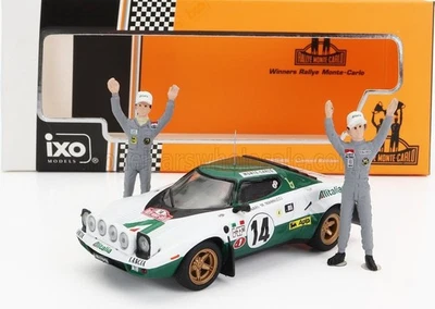 Lancia Stratos HF #14 Winner 1975 Rally Montecarlo with Figures of S. Munari and - Image 1 of 2