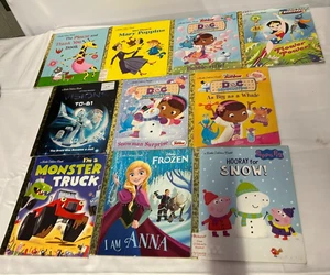 Little Golden Books Bundle Lot of 10 Assorted Titles Childrens Like New! - Picture 1 of 2