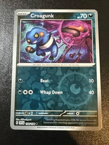 Croagunk 130/198 Sv01: Scarlet & Violet Base Set Reverse Holo - Picture 1 of 2