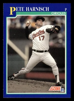 Pete Harnisch 1991 Score #492 Baltimore Orioles FREE SHIPPING *088 - Image 1 of 2