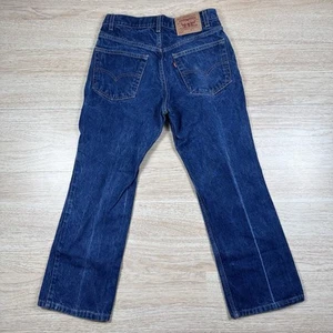 Vintage Levi’s 517 Boot Cut 90’s Dark Wash Denim Jeans Made In USA 32x29 - Bild 1 von 8