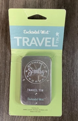 Scentsy Travel Tin Enchanted Mist NEW - Image 1 of 2