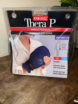 全新 1997 HoMedics Thera P ARTHRITIS Mitt 压缩包裹 热/冷 疼痛缓解 — 第 1/4 张图片