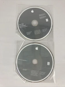 Apple Mac OS X - Version 10.4.8 Tiger Install Discs 1 & 2 Set 22691-5967-A - Picture 1 of 4