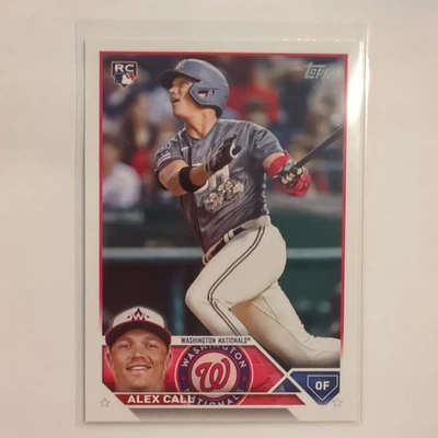 1024-12 2023 Topps Update RC Alex Call Washington Nationals - Image 1 of 4