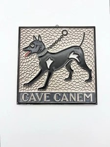 Azulejo decorativo vintage Cave Canem Beware Of The Dog - Imagen 1 de 9