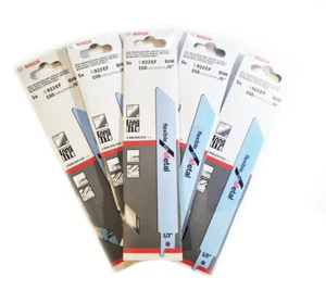 25 x Genuine Bosch S922EF 150mm Reciprocating Sabre Saw Blades for Metal Cutting - Picture 1 of 2