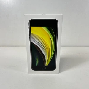 Téléphone portable Apple iPhone SE 2020 2ème génération boîte vide authentique 128 Go noir - Photo 1/5