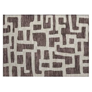 Addison Rugs Chantille ACN903 Fudge 1'8" x 2'6" Indoor/Outdoor, Machine - Picture 1 of 5
