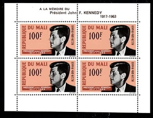Mali Bl. 3 **, John F. Kennedy - Foto 1 di 1