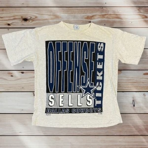 Vintage Dallas Cowboys Super Bowl Champions 1992 Vintage T-Shirt Size Large - Picture 1 of 4