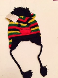 New Animal Face RASTA MONKEY PUNK Hat Beanie Winter Ski Cap ADULT Gift One size - Picture 1 of 1