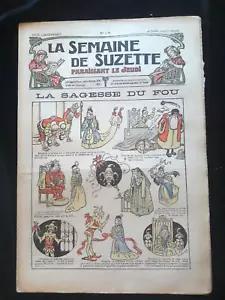 LA SEMAINE DE SUZETTE N° 24 07/1912 SAGESSE LITTÉRATURE/FRANCE/JEUNESSE 840 - Bild 1 von 1