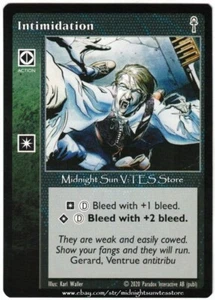 Intimidation Fifth Edition V5 V:TES VTES Vampire CCG - Bild 1 von 1